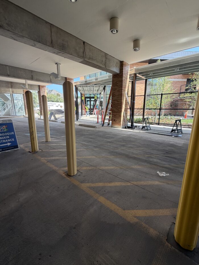 Entrance from the Gaylor Parking Facility