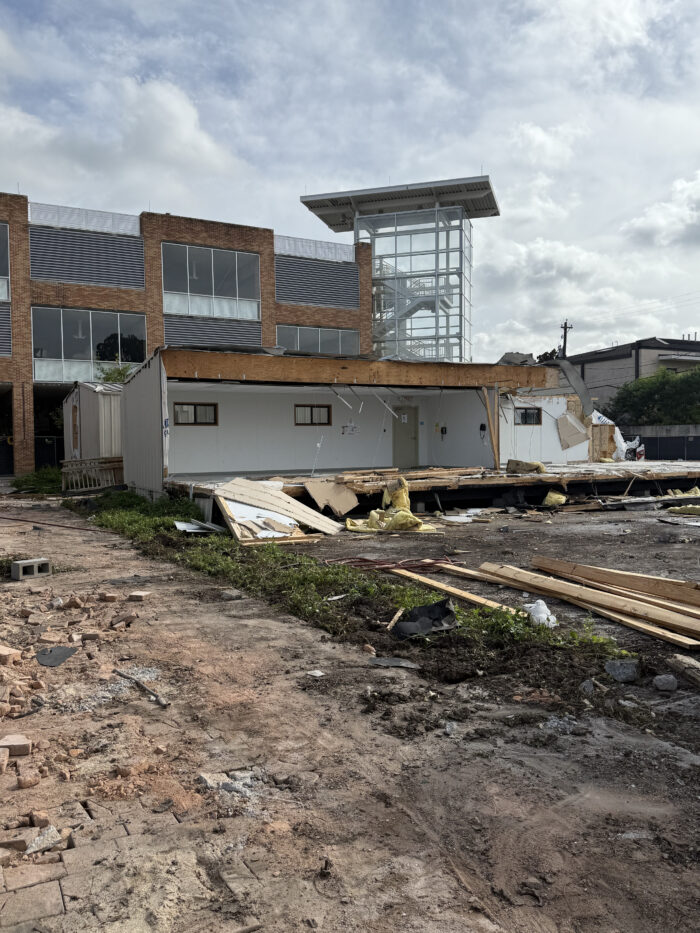 July 17 - Continued demo of the temp cottages