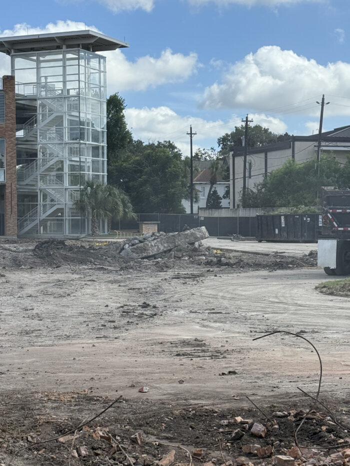 July 24 - Concrete debris