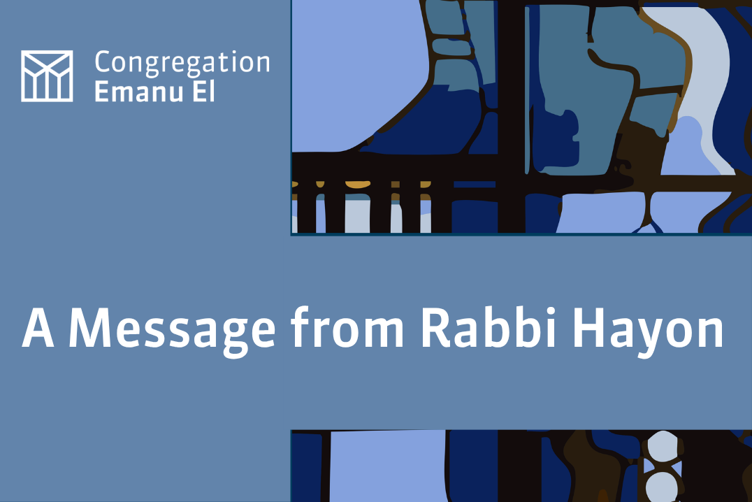 Support for Emanu El Members During the Ongoing Government Shutdown thumbnail