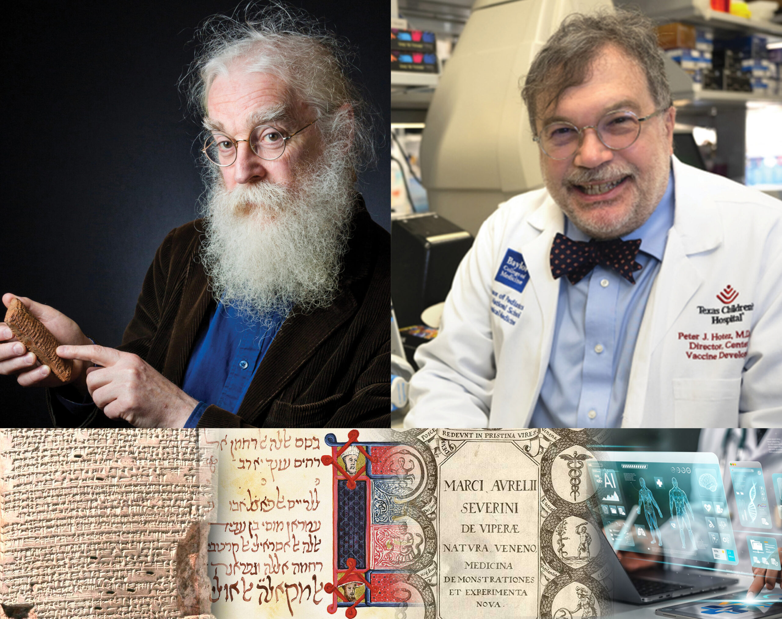 Drs. Peter Hotez and Irving Finkel